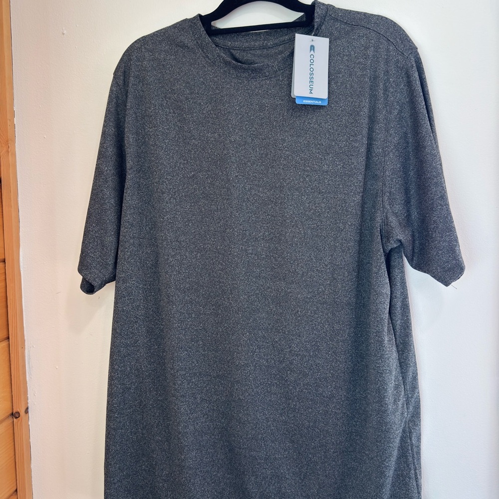 Colosseum Men's Dark Heather Gray Short Sleeve Performance Tee